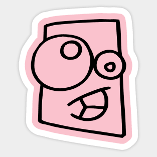 Square heads – Moods 21 Sticker